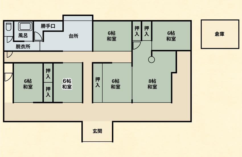 detached 梅北町