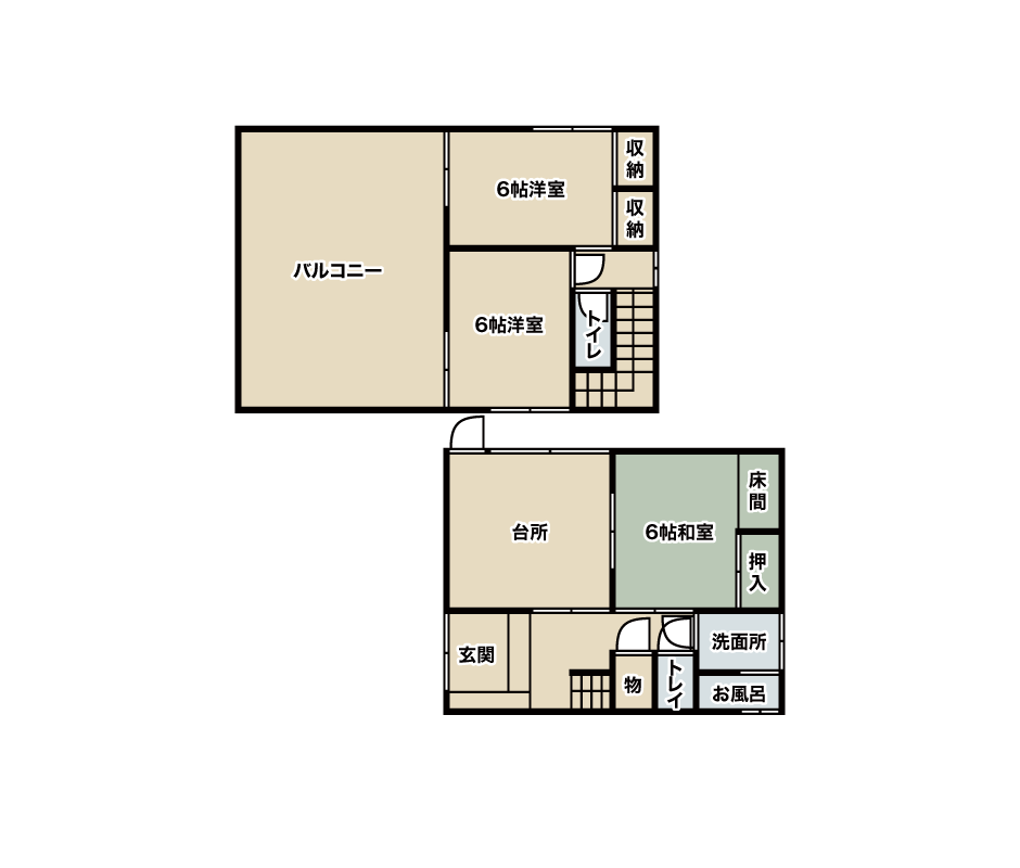 detached 甲斐元町