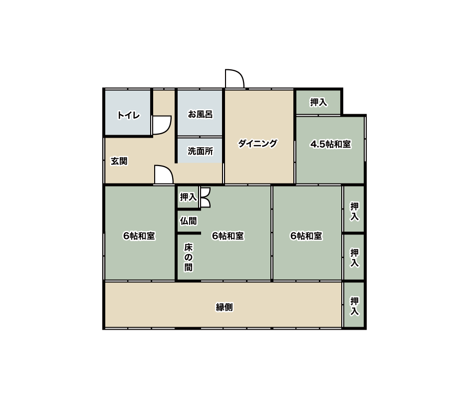 detached 下長飯町
