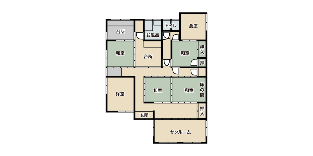 detached 高城町石山